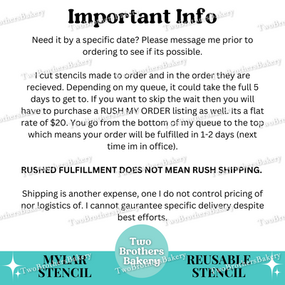 High School Graduation Themed Stencils