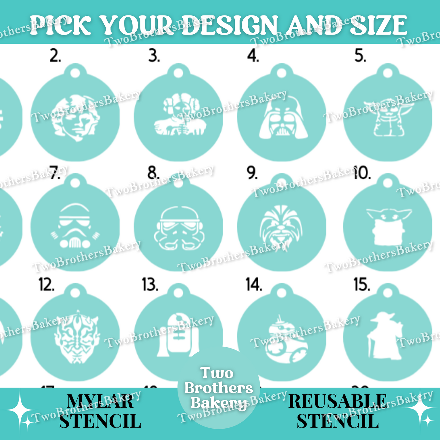 Star Wars, Pop Culture, Movie Themed Stencils