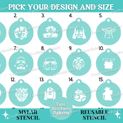 Star Wars, Pop Culture, Movie Themed Stencils
