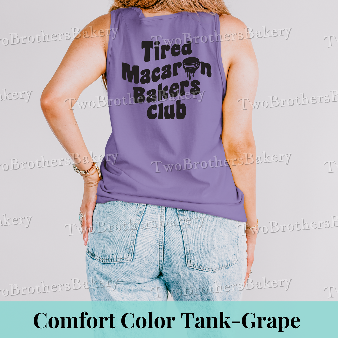 Tired Macaron Baker Tank