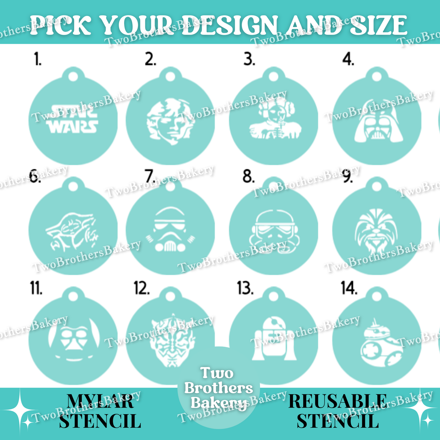 Star Wars, Pop Culture, Movie Themed Stencils