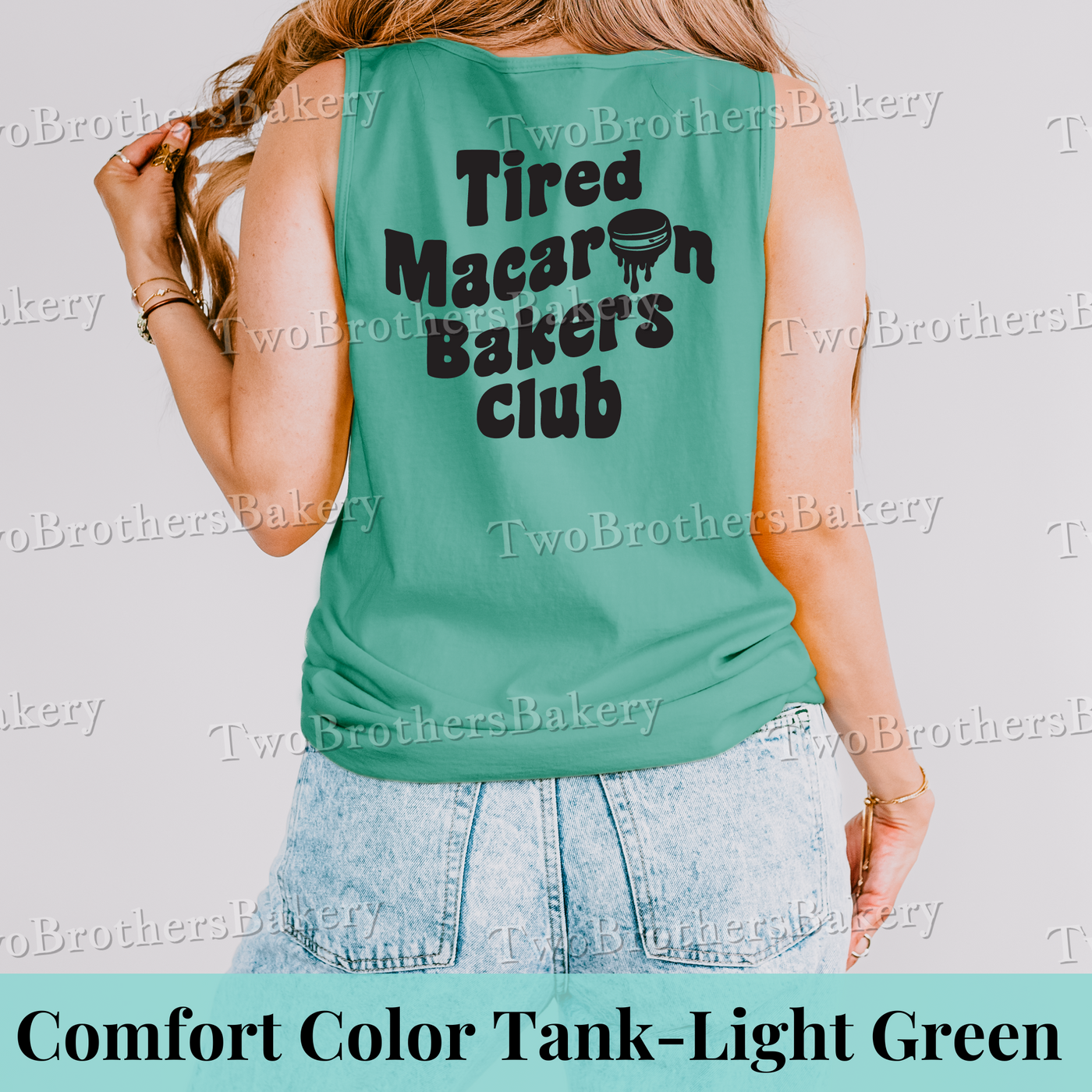 Tired Macaron Baker Tank