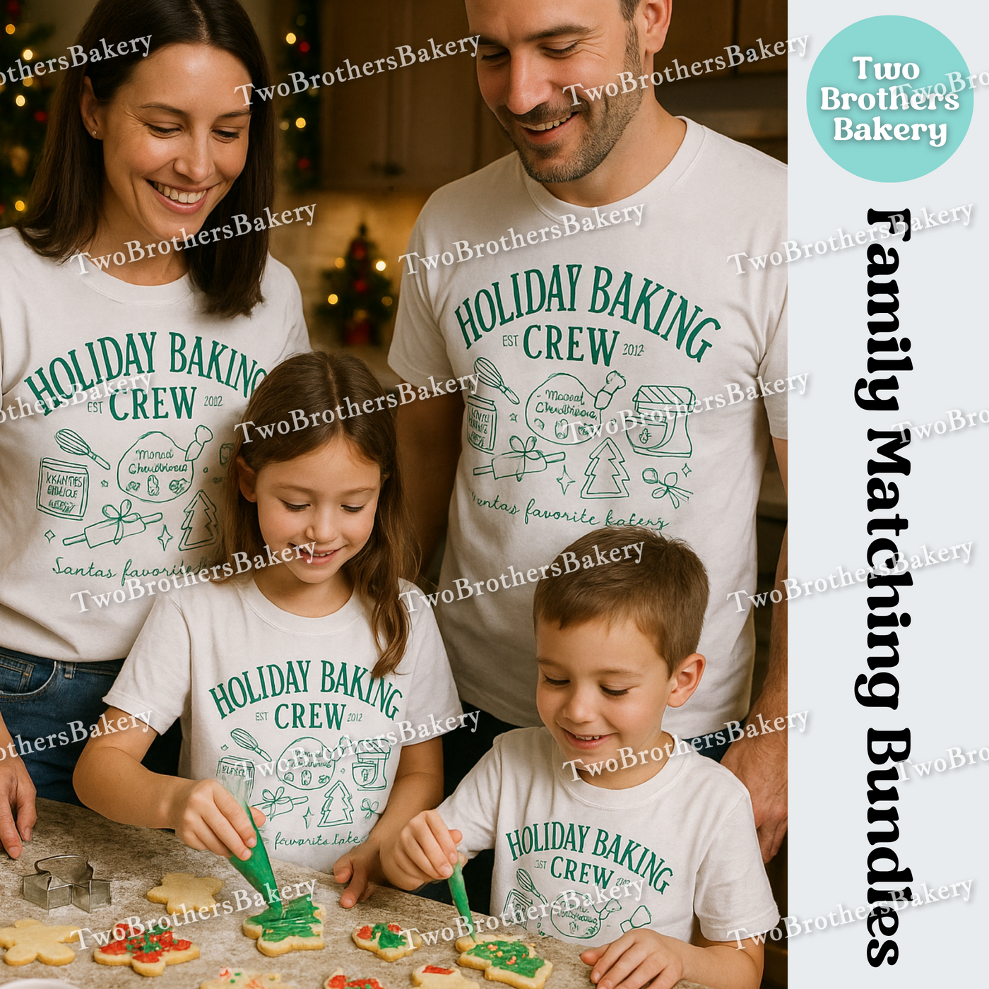 Holiday Baking Crew, Family Matching Bundle Deals