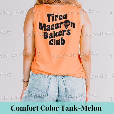 Tired Macaron Baker Tank