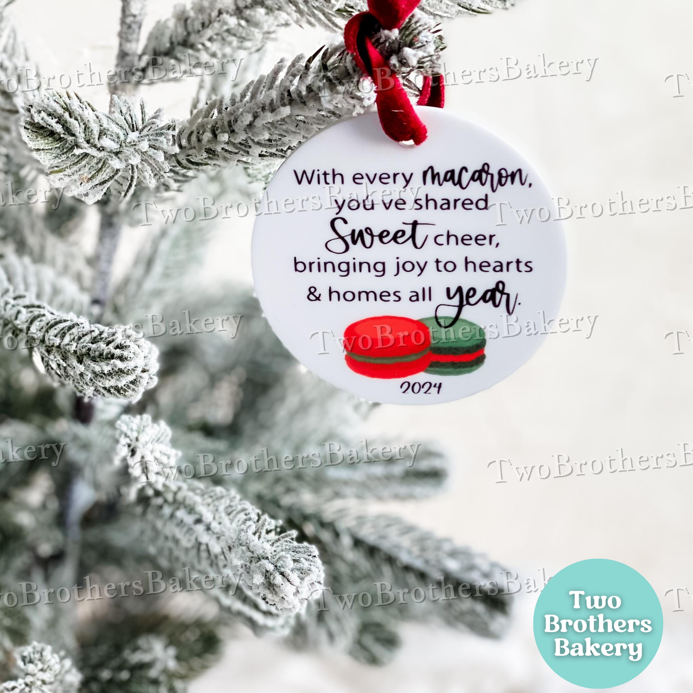 Macaron Ornament, 2025 Christmas Keepsake