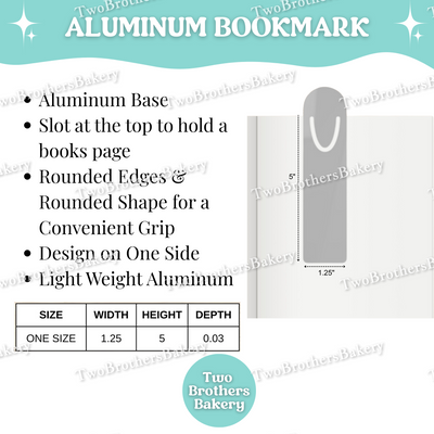 Butter Stick Aluminum Bookmark, Baking Bookmark, Funny Gift for Bakers, Book Lovers Gift, Reader Accessory, Lightweight Metal Mark