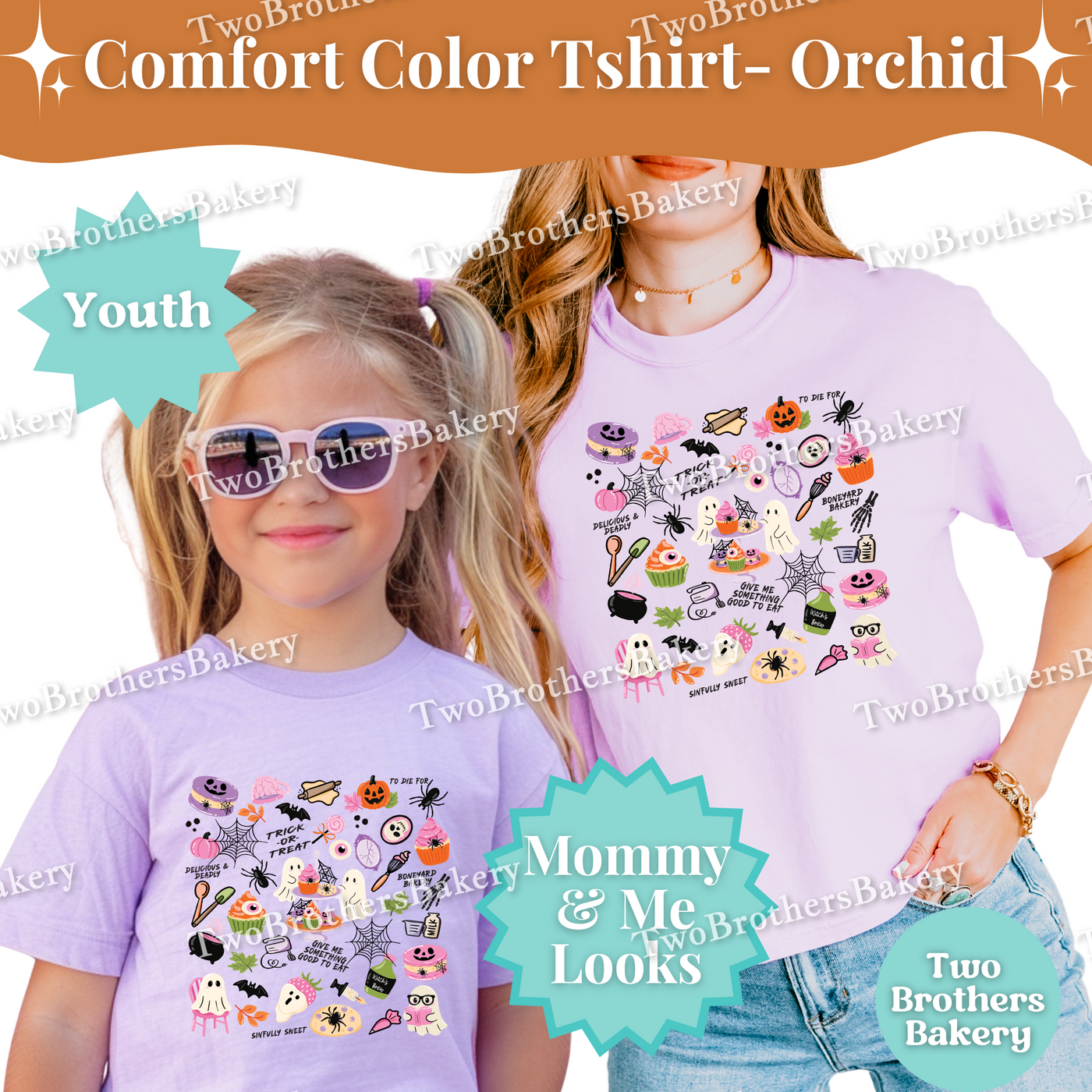 Kids Halloween Baking Shirt, Cute Spooky Bakery Treats Tee, Fall Macaron Cookie Cupcake Shirt, Youth Halloween Baker Top, Trick or Treat