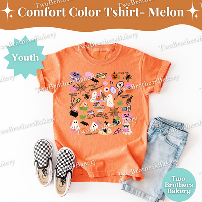 Kids Halloween Baking Shirt, Cute Spooky Bakery Treats Tee, Fall Macaron Cookie Cupcake Shirt, Youth Halloween Baker Top, Trick or Treat