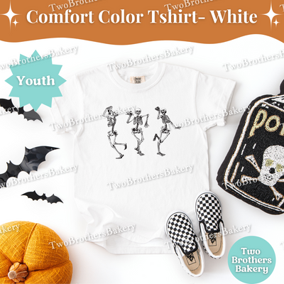 Baking Skeletons, Halloween Baking Shirt, Cute Spooky Bakery Tee, Fall Macarons Cupcakes Tee, Kid Halloween Baking Shirt, Dessert Skeletons