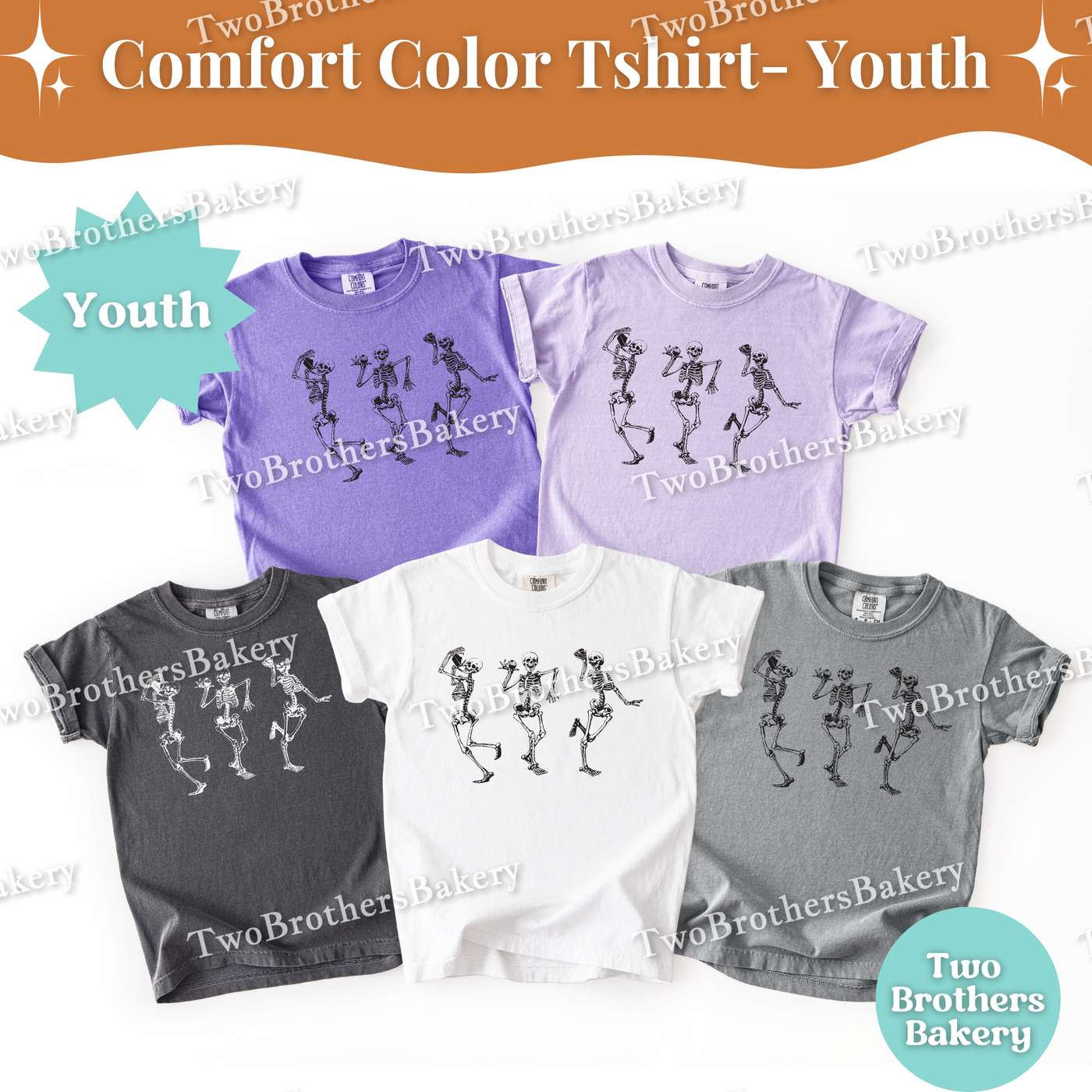 Baking Skeletons, Halloween Baking Shirt, Cute Spooky Bakery Tee, Fall Macarons Cupcakes Tee, Kid Halloween Baking Shirt, Dessert Skeletons