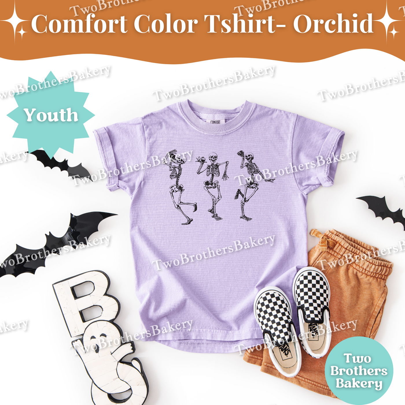Baking Skeletons, Halloween Baking Shirt, Cute Spooky Bakery Tee, Fall Macarons Cupcakes Tee, Kid Halloween Baking Shirt, Dessert Skeletons