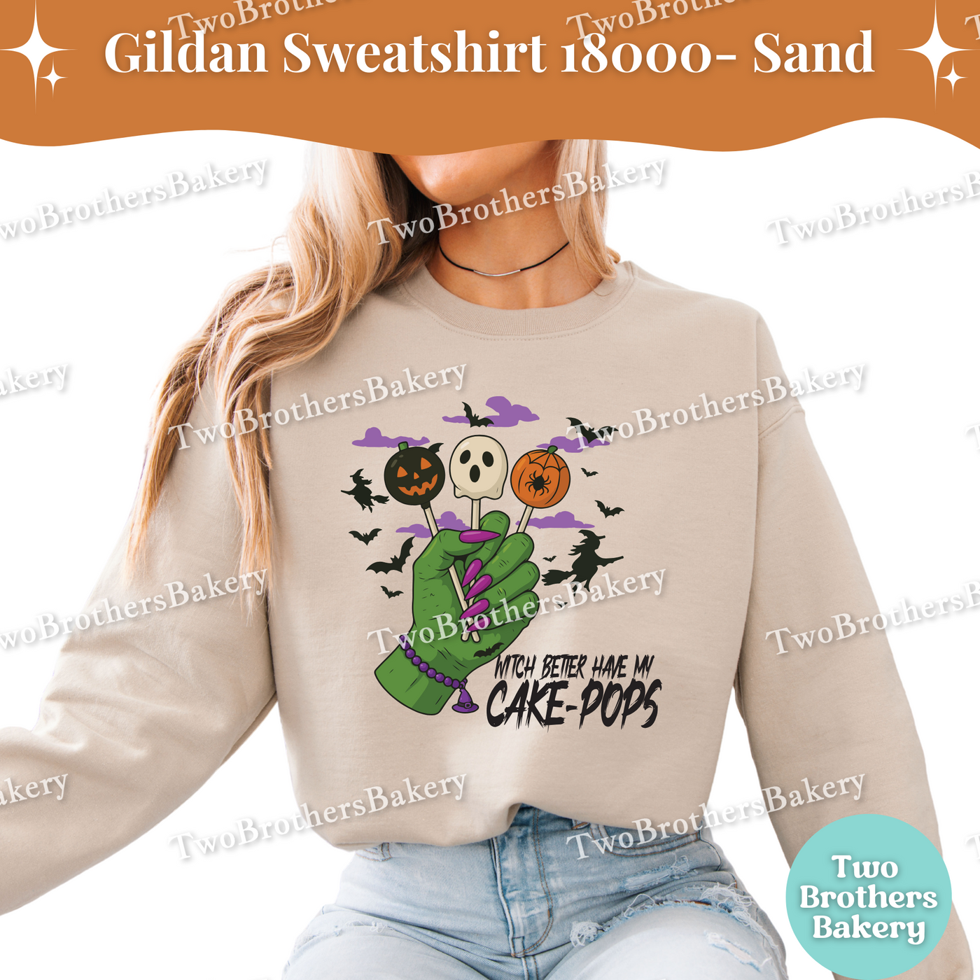 Halloween Cake Pop Sweatshirt, Witch Better Have My Cake Pops, Gildan Unisex Crewneck for Bakers, Spooky Baker Pulloever, Halloween Cakepops