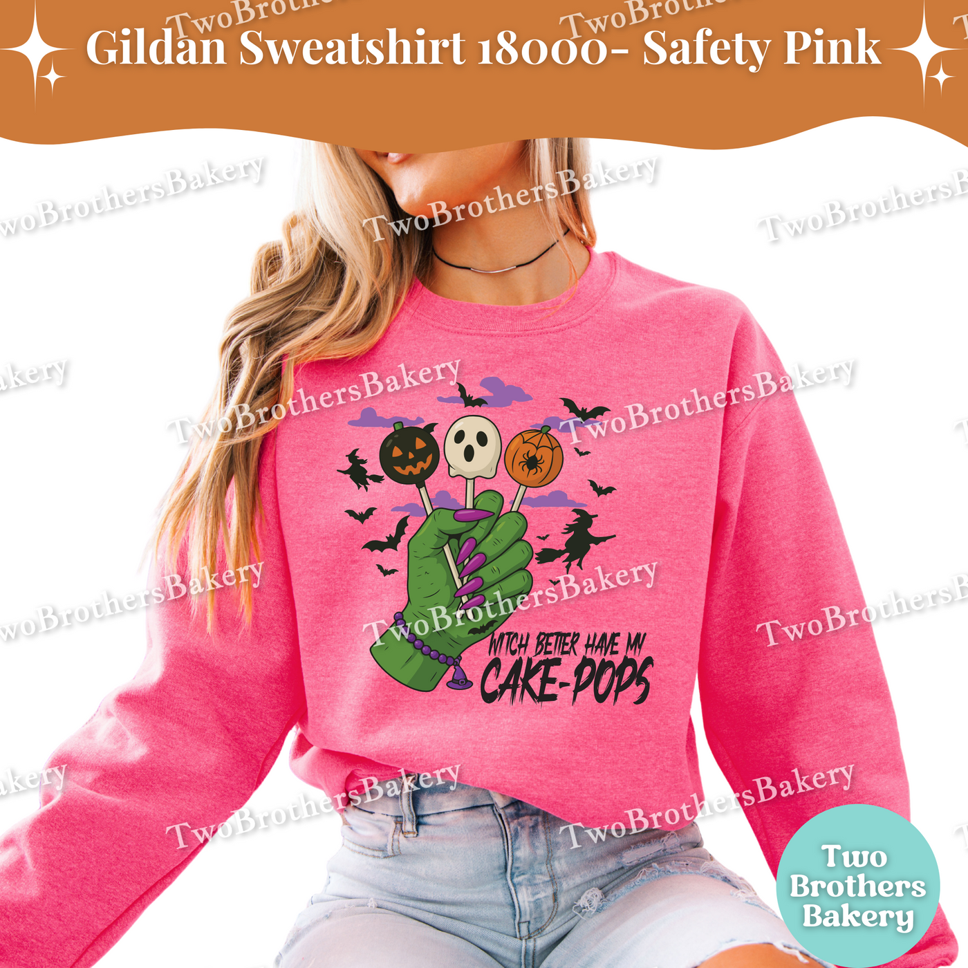 Halloween Cake Pop Sweatshirt, Witch Better Have My Cake Pops, Gildan Unisex Crewneck for Bakers, Spooky Baker Pulloever, Halloween Cakepops