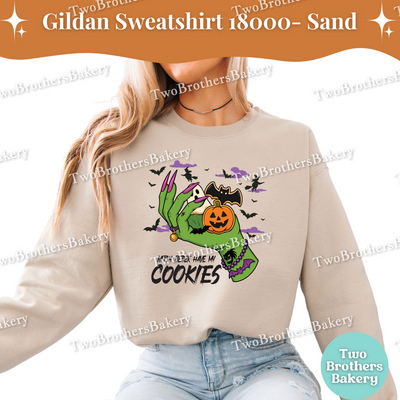 Halloween Cookie Sweatshirt, Witch Better Have My Cookies, Gildan Unisex Crewneck for Bakers, Spooky Baking Pullover, Halloween Cookies