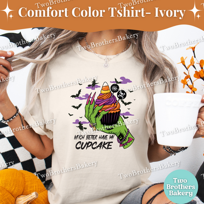 Halloween Cupcake T-Shirt, Witch Better Have My Cupcake, Comfort Colors Fall Baking Tee for Bakers, Witchy Baker, Spooky Baker Tshirt