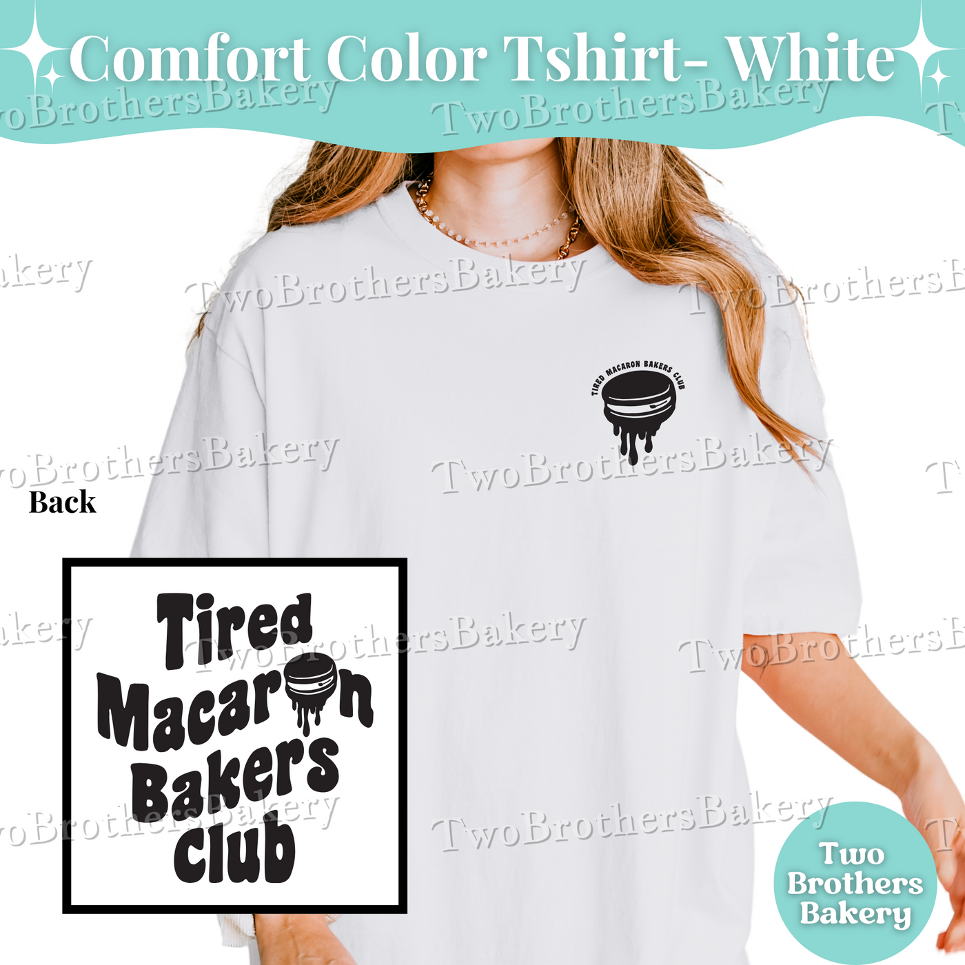 Tired Macaron Bakers Club Shirt, Macaron Baker Tee, Funny Baking Shirt, Exhausted Baker Tee, Gift for Bakers, Macaron Baker Gift, Baking Tee