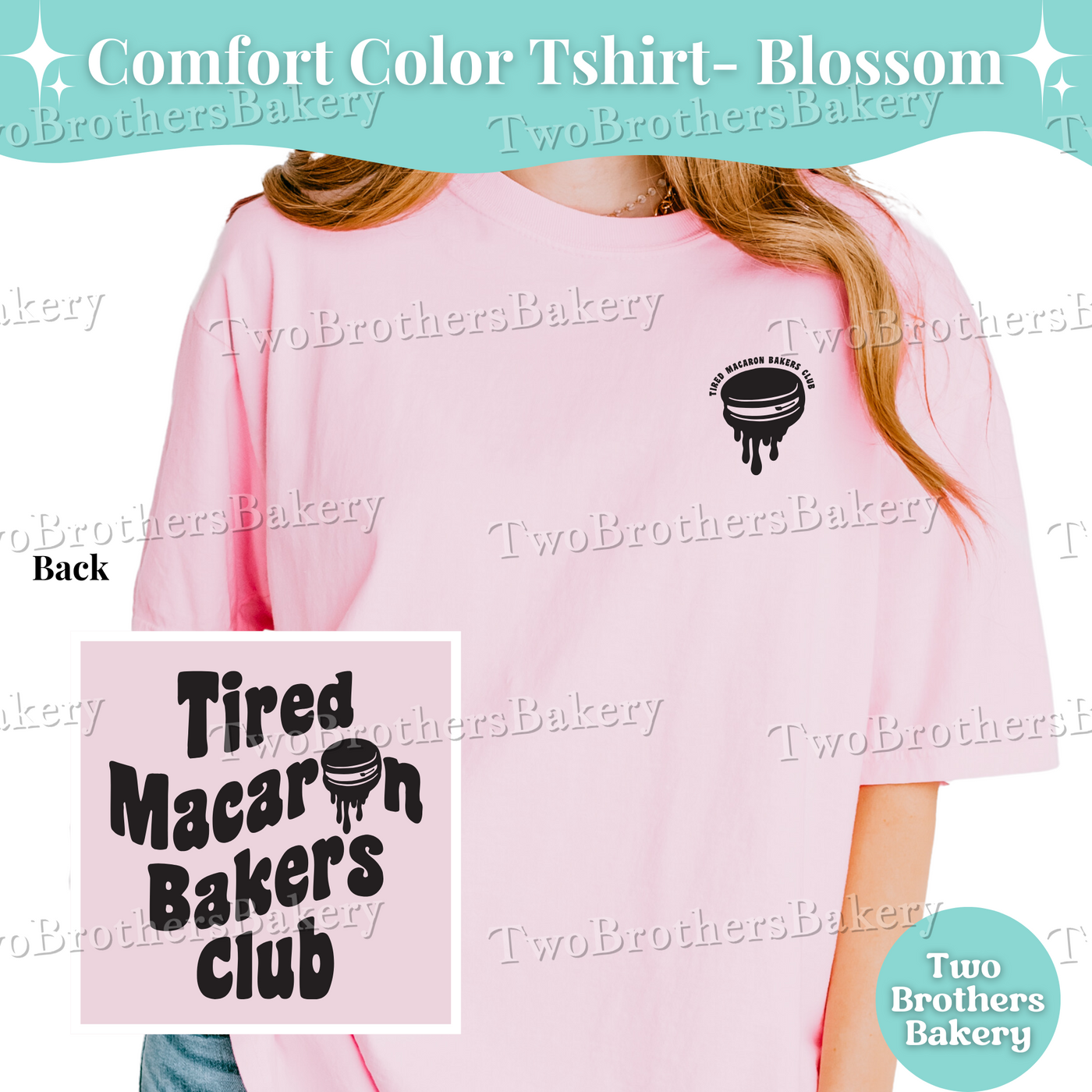 Tired Macaron Bakers Club Shirt, Macaron Baker Tee, Funny Baking Shirt, Exhausted Baker Tee, Gift for Bakers, Macaron Baker Gift, Baking Tee