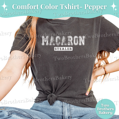 Macaron Stealer Shirt, Macaron Dealer Tee, Macaron Baker Shirt, Baking Crew Tee, Macaron Lover Tee, Matching Baking Tees, Mommy and Me Baker