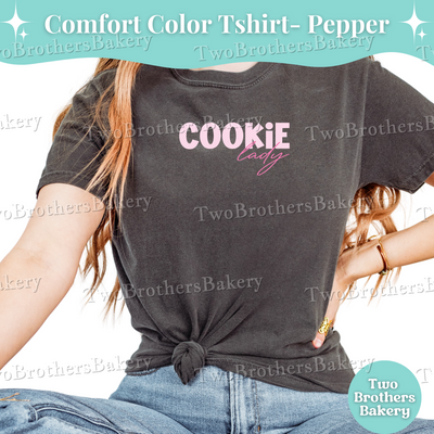 Cookie Lady Shirt, Cookie Baker Tee, Shirt for Cookiers, Custom Cookie Decorator Gift, Small Business Baker Shirt, Baking Tee, Cookie Artist