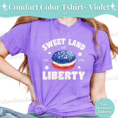 Sweet Land of Liberty Shirt, Patriotic Baker Tee, 4th of July Baking Shirt, USA Macaron Shirt, American Baking Shirt, Macaron Baker Tee