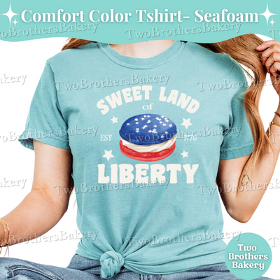 Sweet Land of Liberty Shirt, Patriotic Baker Tee, 4th of July Baking Shirt, USA Macaron Shirt, American Baking Shirt, Macaron Baker Tee