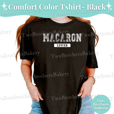 Macaron Lover Shirt, Macaron Baker, Varsity Style Baking Shirt, Cottage Bakery TShirt, Minimalist Baker Tee, Macaron Crew Tees, Macaron Gift