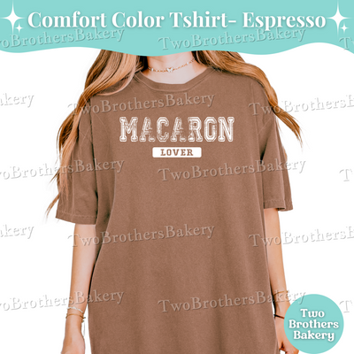 Macaron Lover Shirt, Macaron Baker, Varsity Style Baking Shirt, Cottage Bakery TShirt, Minimalist Baker Tee, Macaron Crew Tees, Macaron Gift