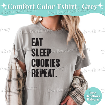 Eat Sleep Cookies Repeat, Cookie Baker Shirt, Cookie Decorating Tee, Baking Shirt, Funny Cookie Lover Shirt, Gift for Bakers, Cookier Tee