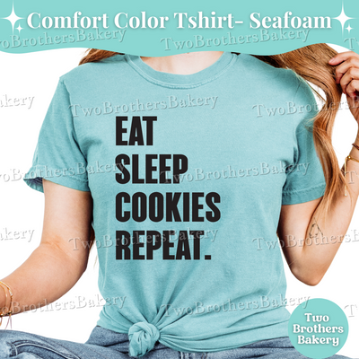 Eat Sleep Cookies Repeat, Cookie Baker Shirt, Cookie Decorating Tee, Baking Shirt, Funny Cookie Lover Shirt, Gift for Bakers, Cookier Tee