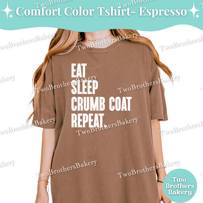 Eat Sleep Crumb Coat Repeat Shirt, Funny Cake Decorating Tee, Cake Baker T-Shirt, Cute Cake Maker Gift, Cake Obsessed Tee, Cake Baking Tee