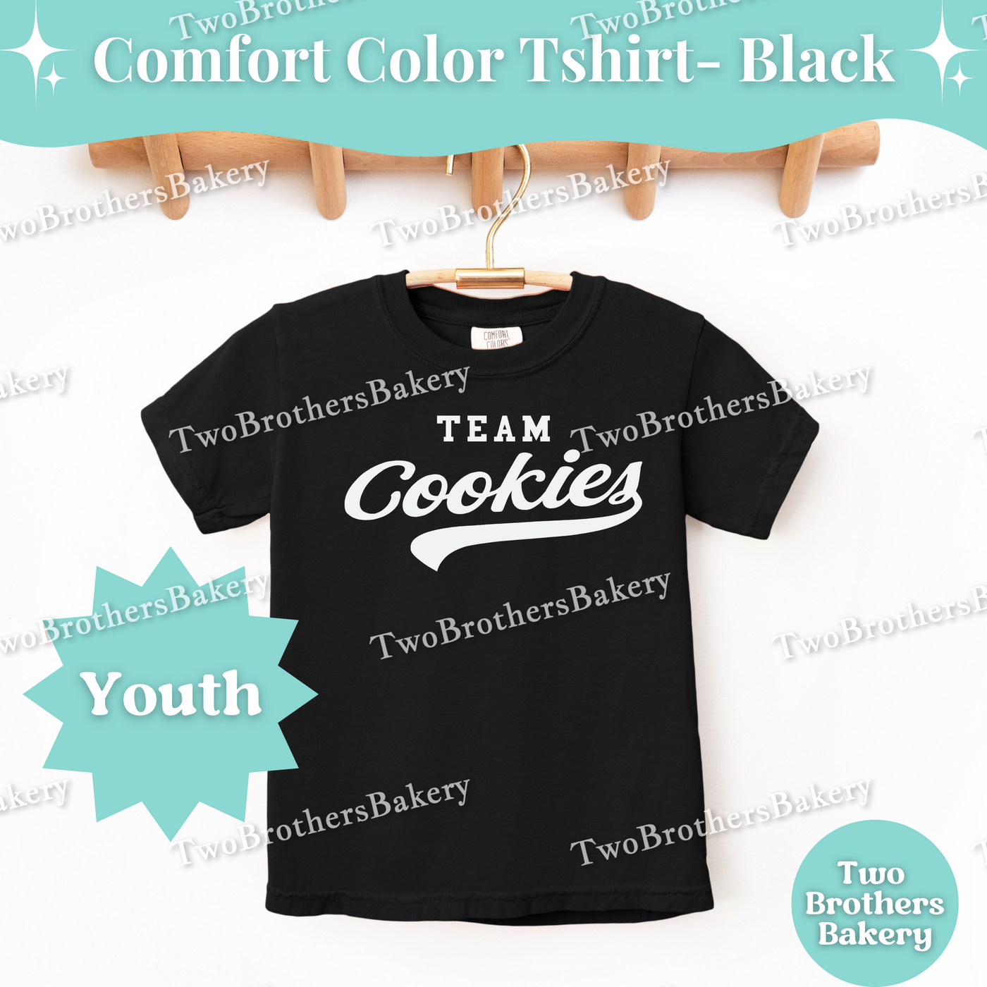 Team Cookies Kids Shirt, Youth Baking T-Shirt, Cookie Lover Tee, Matching Family Baking Outfit, Little Baker Gift, Sports Baking Tee