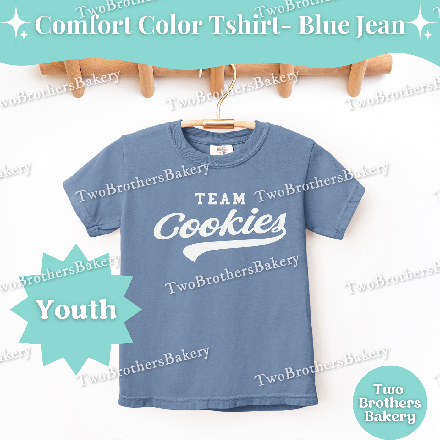 Team Cookies Kids Shirt, Youth Baking T-Shirt, Cookie Lover Tee, Matching Family Baking Outfit, Little Baker Gift, Sports Baking Tee