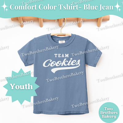 Team Cookies Kids Shirt, Youth Baking T-Shirt, Cookie Lover Tee, Matching Family Baking Outfit, Little Baker Gift, Sports Baking Tee