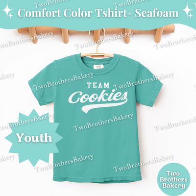 Team Cookies Kids Shirt, Youth Baking T-Shirt, Cookie Lover Tee, Matching Family Baking Outfit, Little Baker Gift, Sports Baking Tee