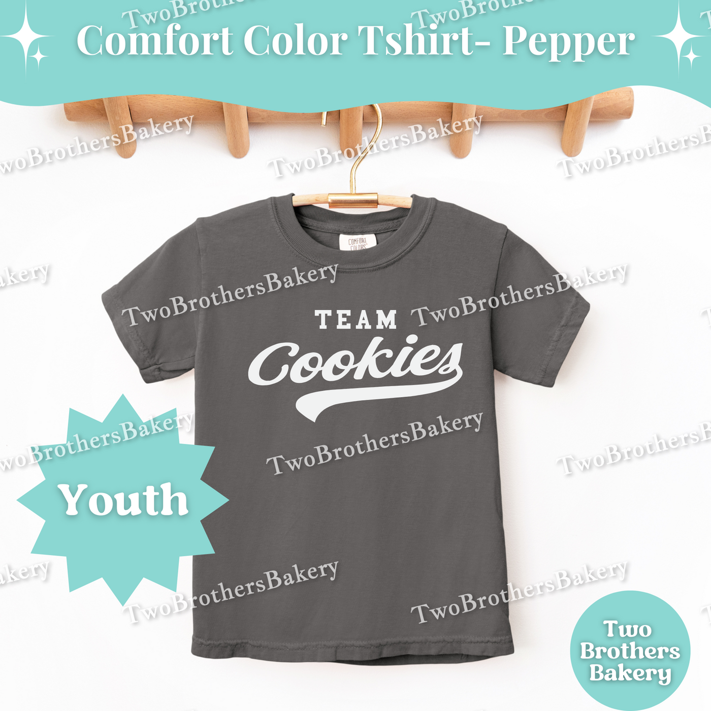 Team Cookies Kids Shirt, Youth Baking T-Shirt, Cookie Lover Tee, Matching Family Baking Outfit, Little Baker Gift, Sports Baking Tee