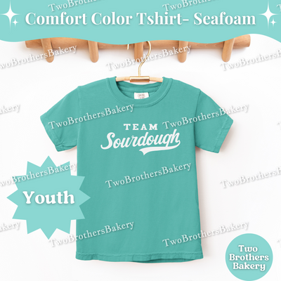 Team Sourdough Kids Shirt, Youth Baking T-Shirt, Sourdough Lover Tee, Matching Family Baking Outfit, Little Baker Gift, Sports Baking Tee