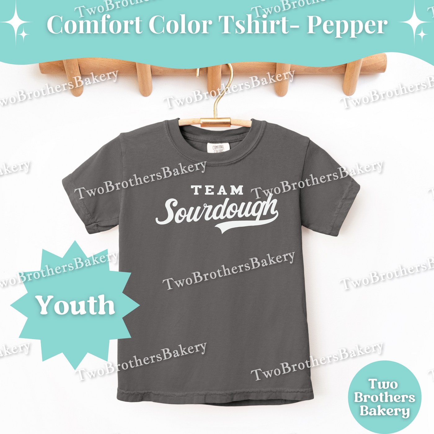 Team Sourdough Kids Shirt, Youth Baking T-Shirt, Sourdough Lover Tee, Matching Family Baking Outfit, Little Baker Gift, Sports Baking Tee