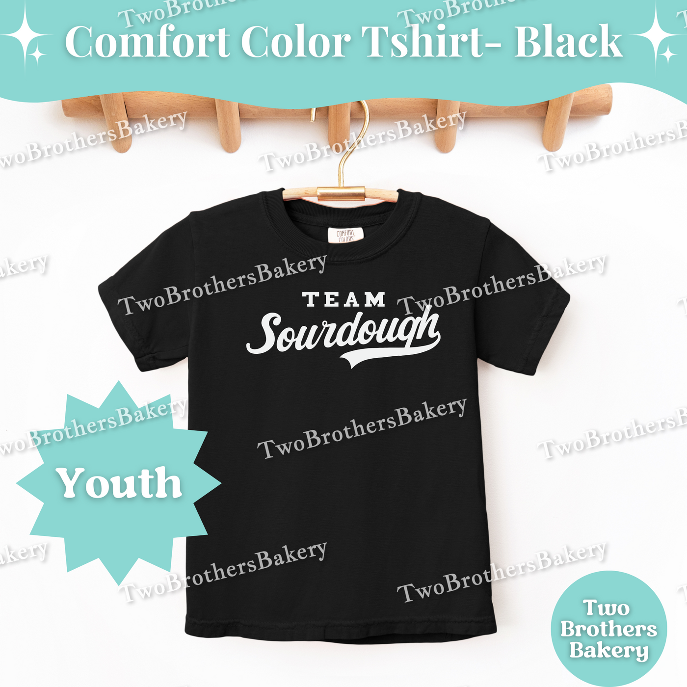 Team Sourdough Kids Shirt, Youth Baking T-Shirt, Sourdough Lover Tee, Matching Family Baking Outfit, Little Baker Gift, Sports Baking Tee