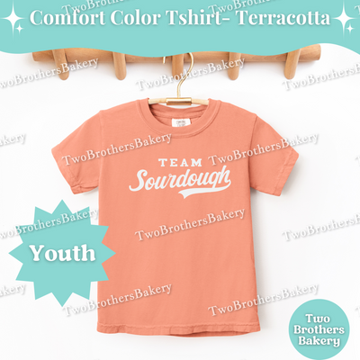 Team Sourdough Kids Shirt, Youth Baking T-Shirt, Sourdough Lover Tee, Matching Family Baking Outfit, Little Baker Gift, Sports Baking Tee