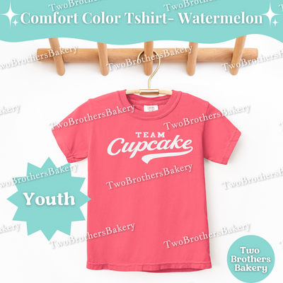 Team Cupcakes Kids, Youth Baking T-Shirt, Cupcake Lover Tee, Matching Family Baking Outfit, Little Baker, Sports Baking Tee, Kid Cupcake Tee
