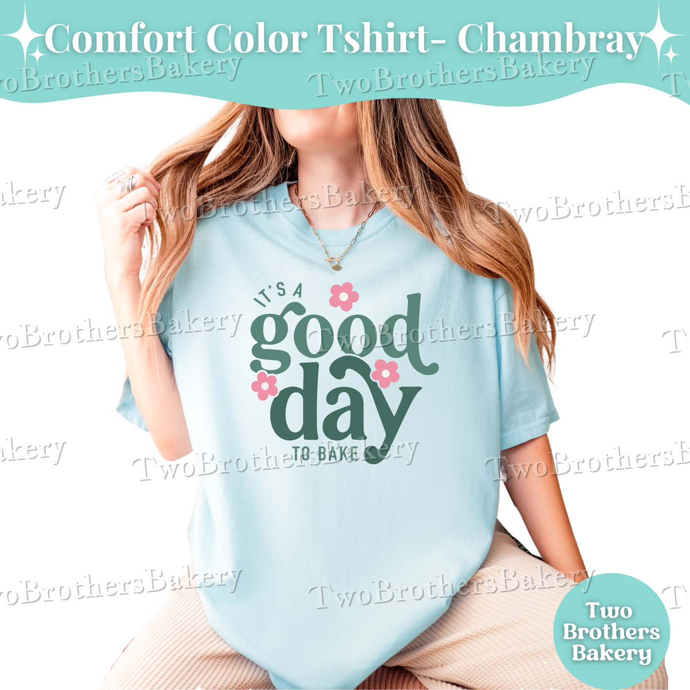 It's a Good Day to Bake TShirt, Spring Baking Shirt, Summer Baker Shirt, Retro Baking Shirt, Gift for Bakers, Motivational Baker Gift