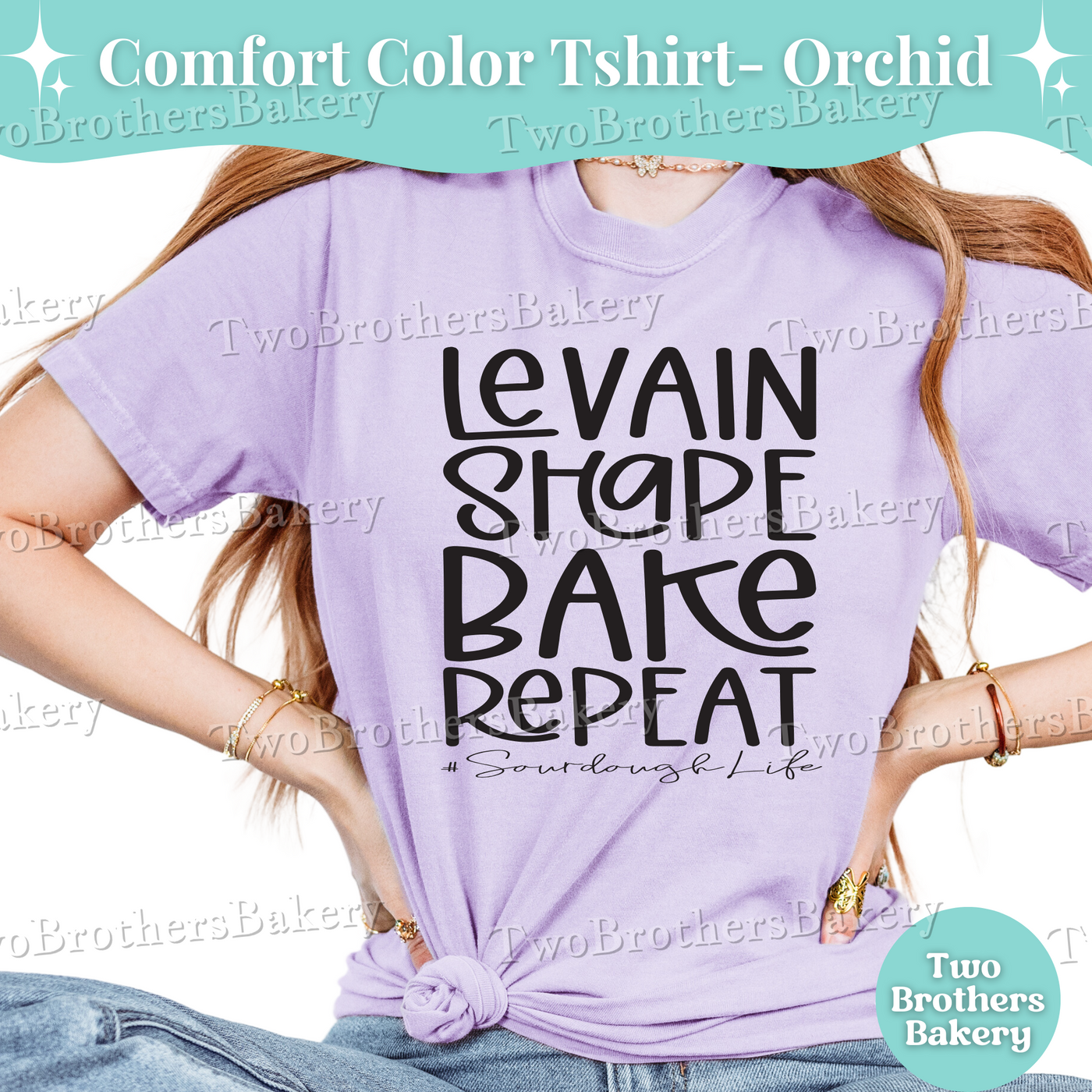 Levain Shape Bake Repeat Shirt, Sourdough Life Shirt, Cottage Baker Tee, Bread Making Shirt, Sourdough Baking Shirt, Gift For Bakers, Bread