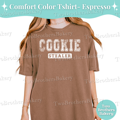 Cookie Stealer, Cookie Crew Family Matching Tee, Mommy and Me Cookie Shirts, Bakery Uniform, Varsity Baking Shirt, Matching Baking Tees