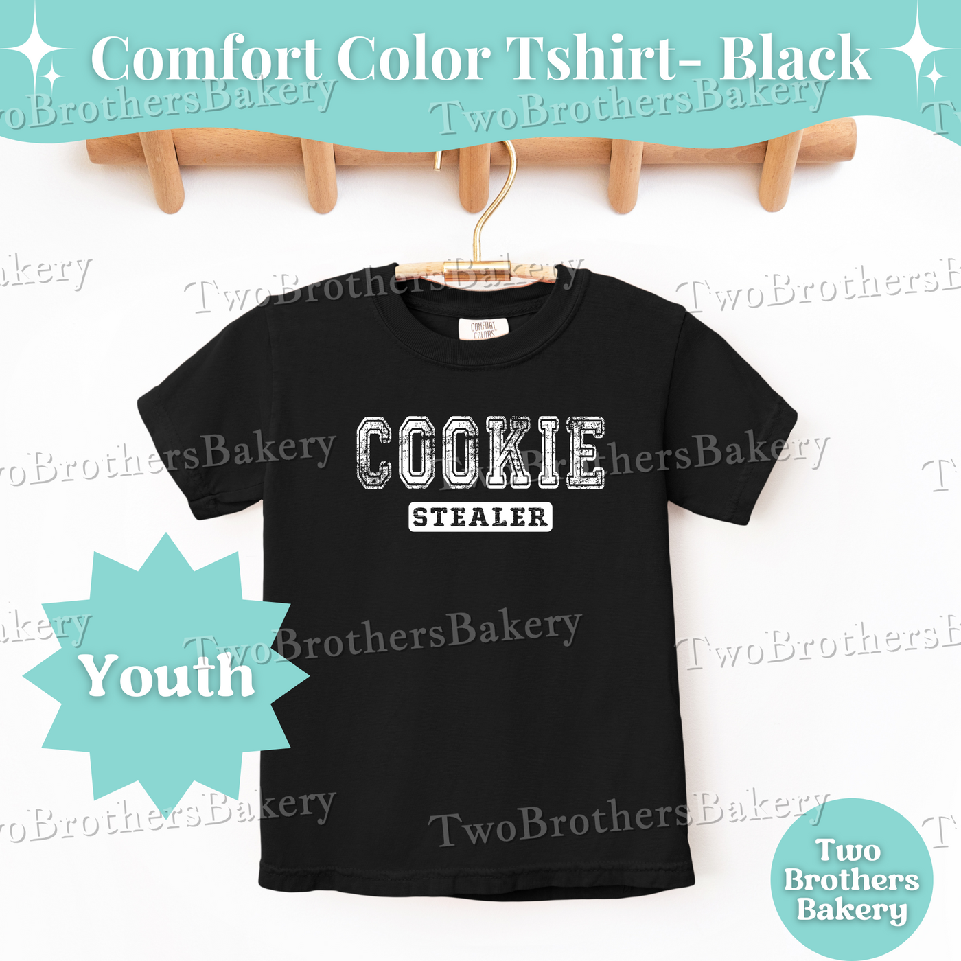 Cookie Stealer Tee, Youth Baking Tee, Cookie Themed Shirt, Matching Family Bakery Outfits, Mini Baker Gift Idea, Kid Baker, Gift for Bakers