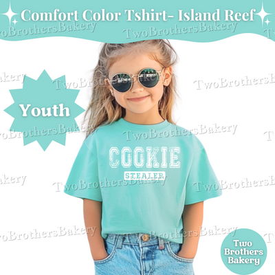 Cookie Stealer Tee, Youth Baking Tee, Cookie Themed Shirt, Matching Family Bakery Outfits, Mini Baker Gift Idea, Kid Baker, Gift for Bakers