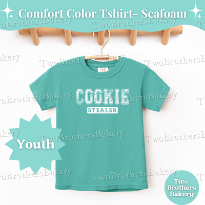 Cookie Stealer Tee, Youth Baking Tee, Cookie Themed Shirt, Matching Family Bakery Outfits, Mini Baker Gift Idea, Kid Baker, Gift for Bakers