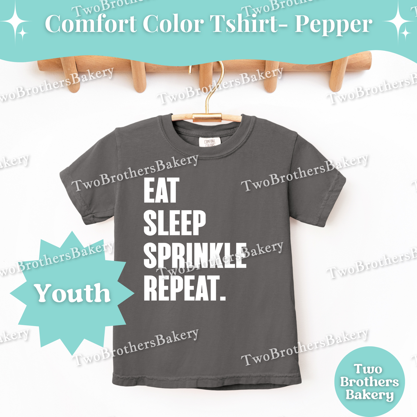 Kids Baking Shirt, Eat Sleep Sprinkle Repeat, Mini Baker Top, Baking Shirt for Kids, Mommy and Me Baking, Kid Baking Shirt, Sprinkle lover