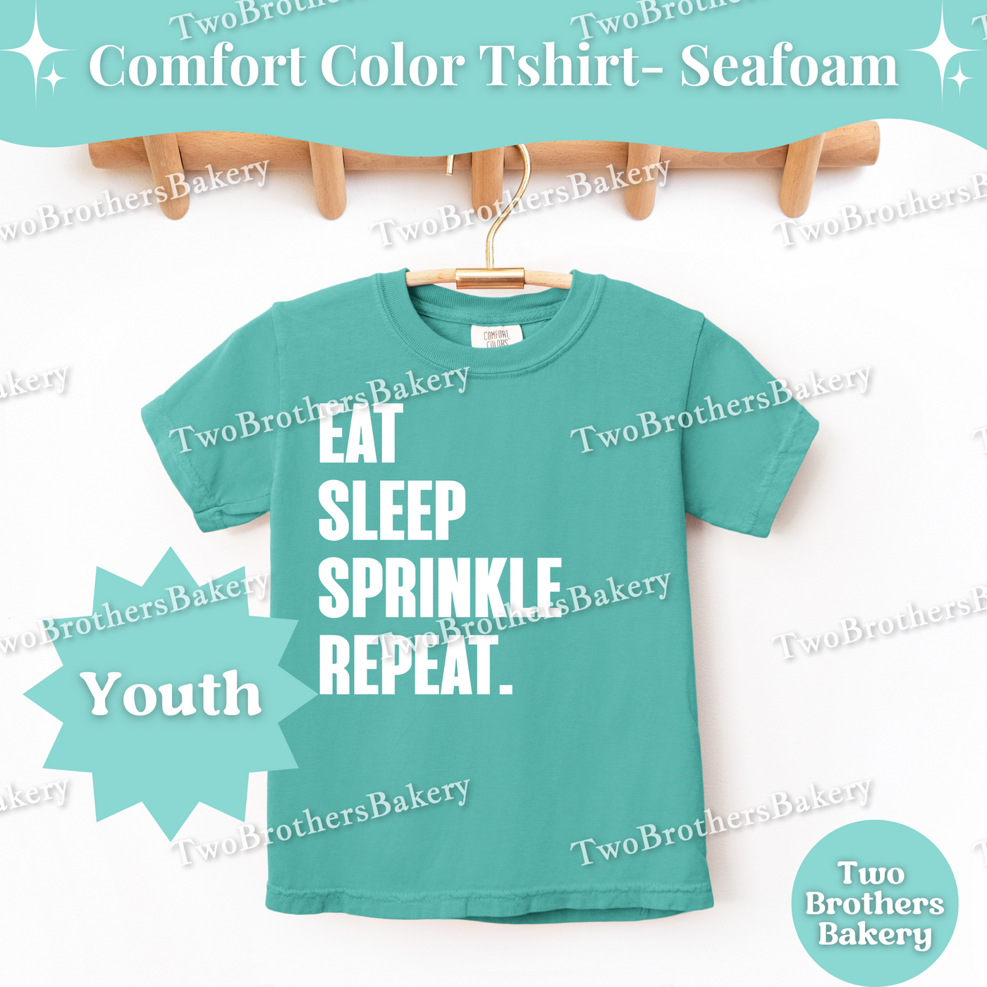 Kids Baking Shirt, Eat Sleep Sprinkle Repeat, Mini Baker Top, Baking Shirt for Kids, Mommy and Me Baking, Kid Baking Shirt, Sprinkle lover