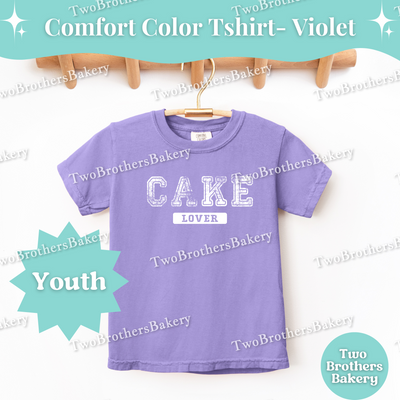 Kids Cake Lover Shirt, Youth Baking Tee, Distressed Vintage Cake Top, Family Matching Bakery Shirts, Mommy and Me Cake Outfits, Cake Tshirs