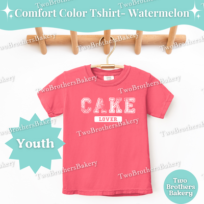 Kids Cake Lover Shirt, Youth Baking Tee, Distressed Vintage Cake Top, Family Matching Bakery Shirts, Mommy and Me Cake Outfits, Cake Tshirs